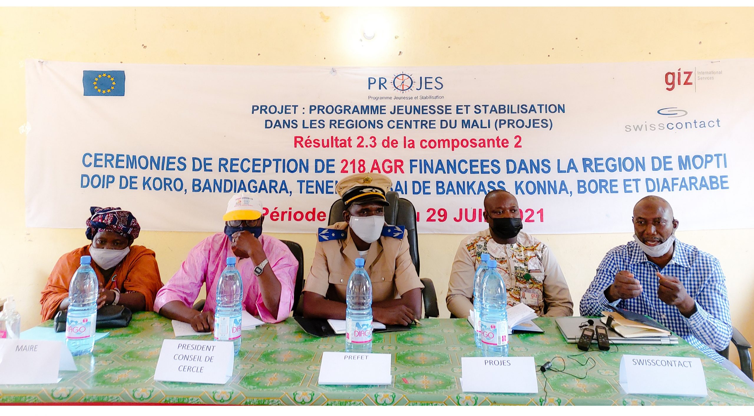 Bandiagara – Projes Mali appuie la création de 218 emplois jeunes
